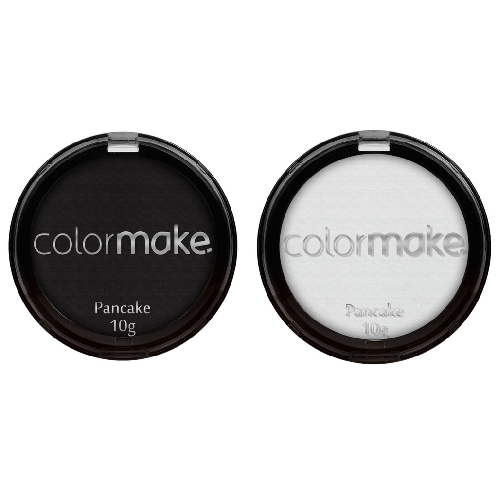 Kit de Pancake Colormake  C/ 2 (Preto/Branco)
