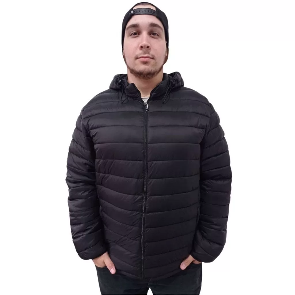 Jaqueta De naylon Puffer Bobojaco Impermeavel TM. Extra Tamanho:G3