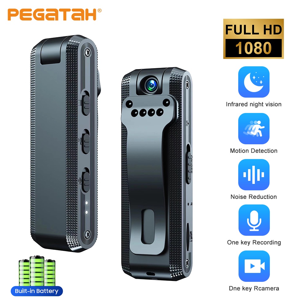 1080P Mini Câmera Full HD Visão Noturna Nocturna Pequena De Corpo Sem Fio Micro Gravador De Vídeo De