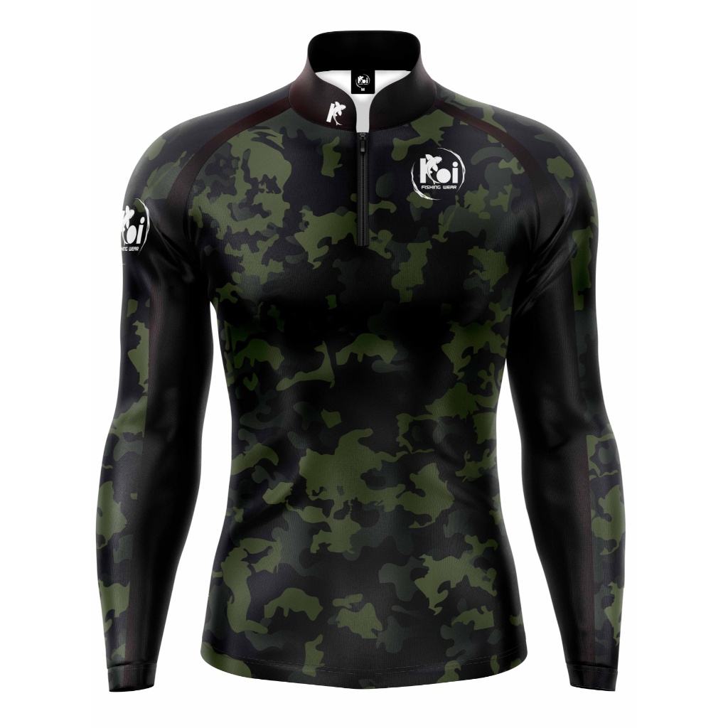 Camiseta Camisa Blusa Pesca Camuflado Militar Com Proteção Uv50+