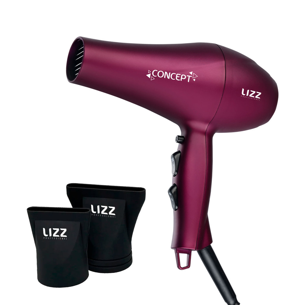 Secador Profissional Concept Vinho (2150W / 2300W)  Lizz Pro