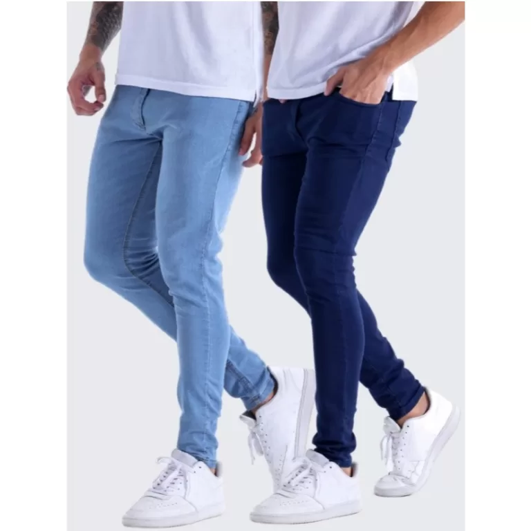 Kit Calças Jeans Masculina Super Skinny Premium C