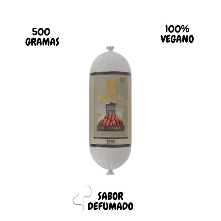 GLUTADELA DEFUMADA – MORTADELA VEGANA