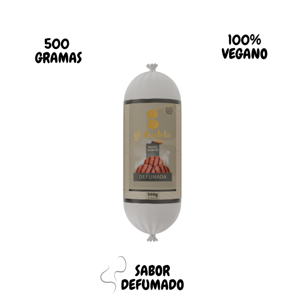 GLUTADELA DEFUMADA – MORTADELA VEGANA