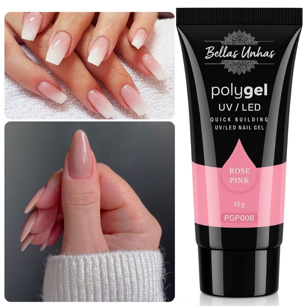 Polygel Poligel Gel Led Uv Alongamento Unhas 30g/15g – Envio Imedato