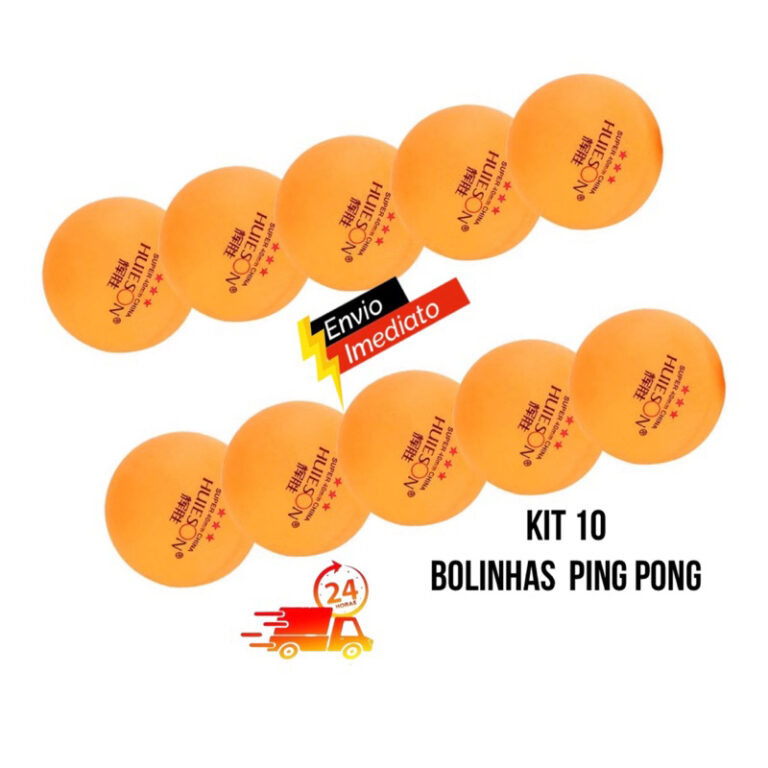 Kit 10 Bolinhas Ping Pong 3 Estrelas Multideia Pro