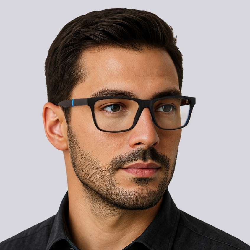 Armação Masculina Axel Óculos para Grau Leve Confortável Promoção