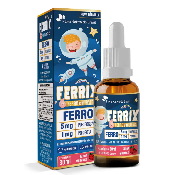 Ferrix Vitamina Infantil de Ferro 30 ml Flora Nati