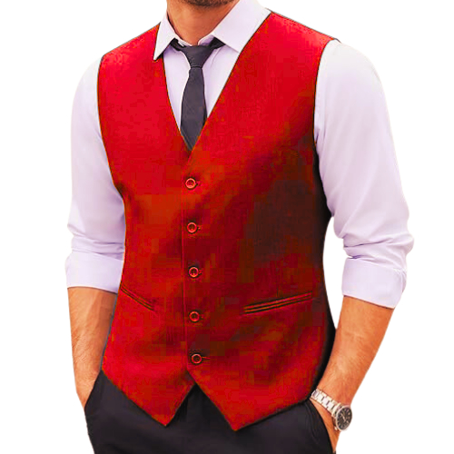 Colete Social Slim Masculino Plus Size Com Regulag