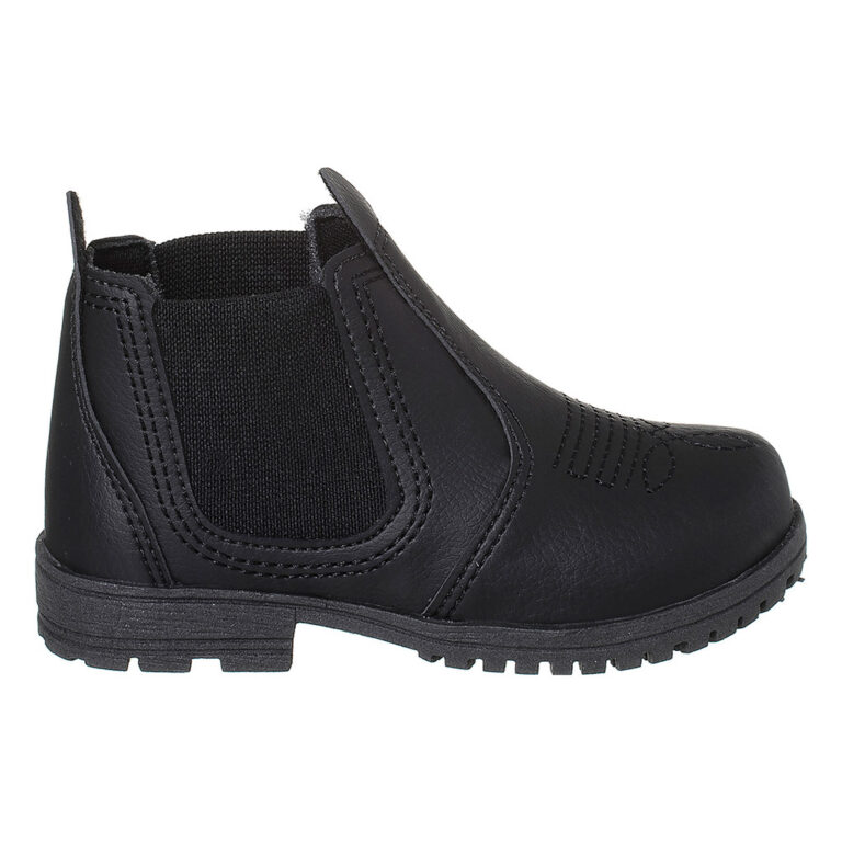 Bota Infantil Masculina Botina Jeca Menino Preto C