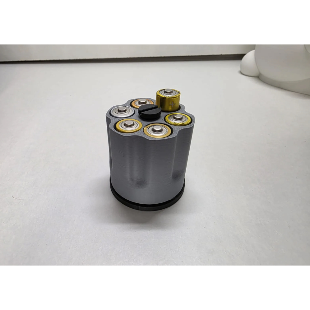 Suporte Pilhas AA Tambor – 6 slots