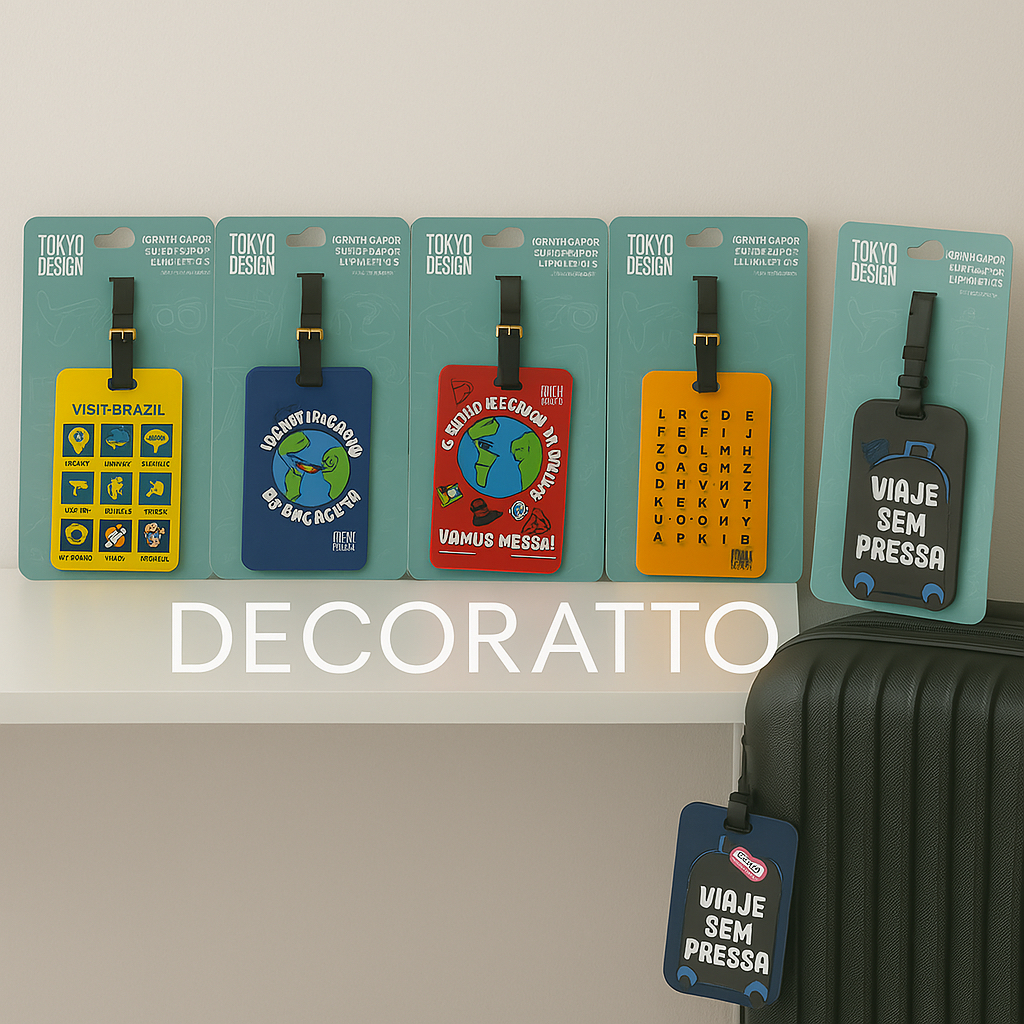 Etiqueta de Bagagem Identificador de Mala Viagem Tag Mochila