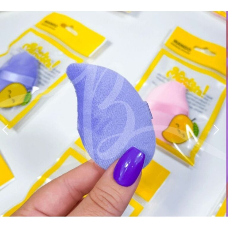 esponja para maquiagem po iluminador kit 2 unidade