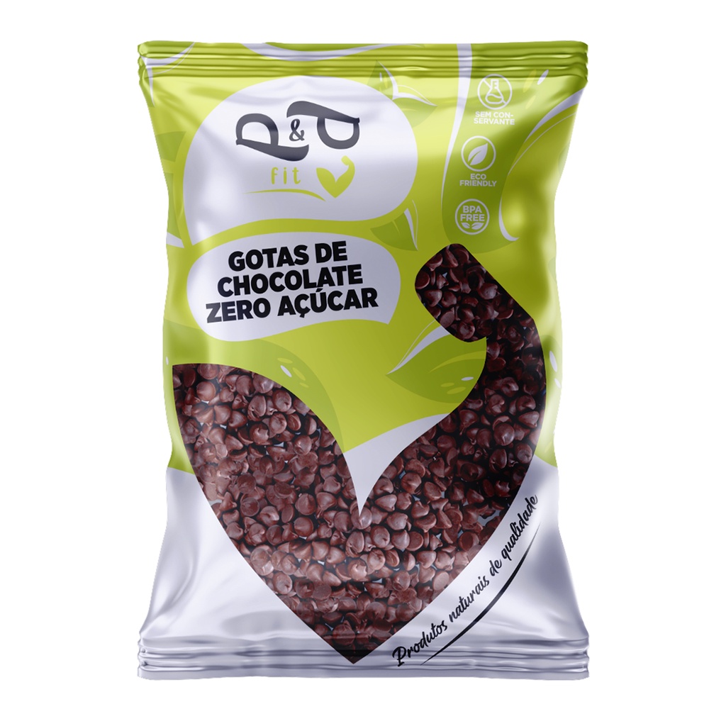 Gotas de Chocolate 70% Zero Açúcar – 100g – PEP