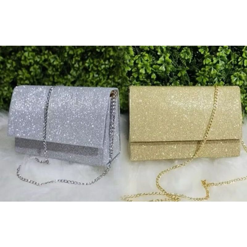 bolsa de festa brilho casamento balada formatura moda alça corrente chique