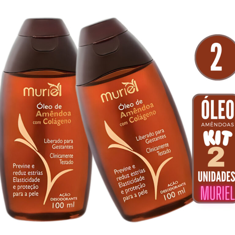 Kit 2 Óleo de Amêndoas Muriel 100ml escolha o se