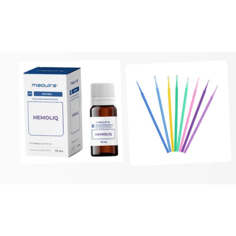 Solução Hemostática Hemoliq com 10 Microaplicad