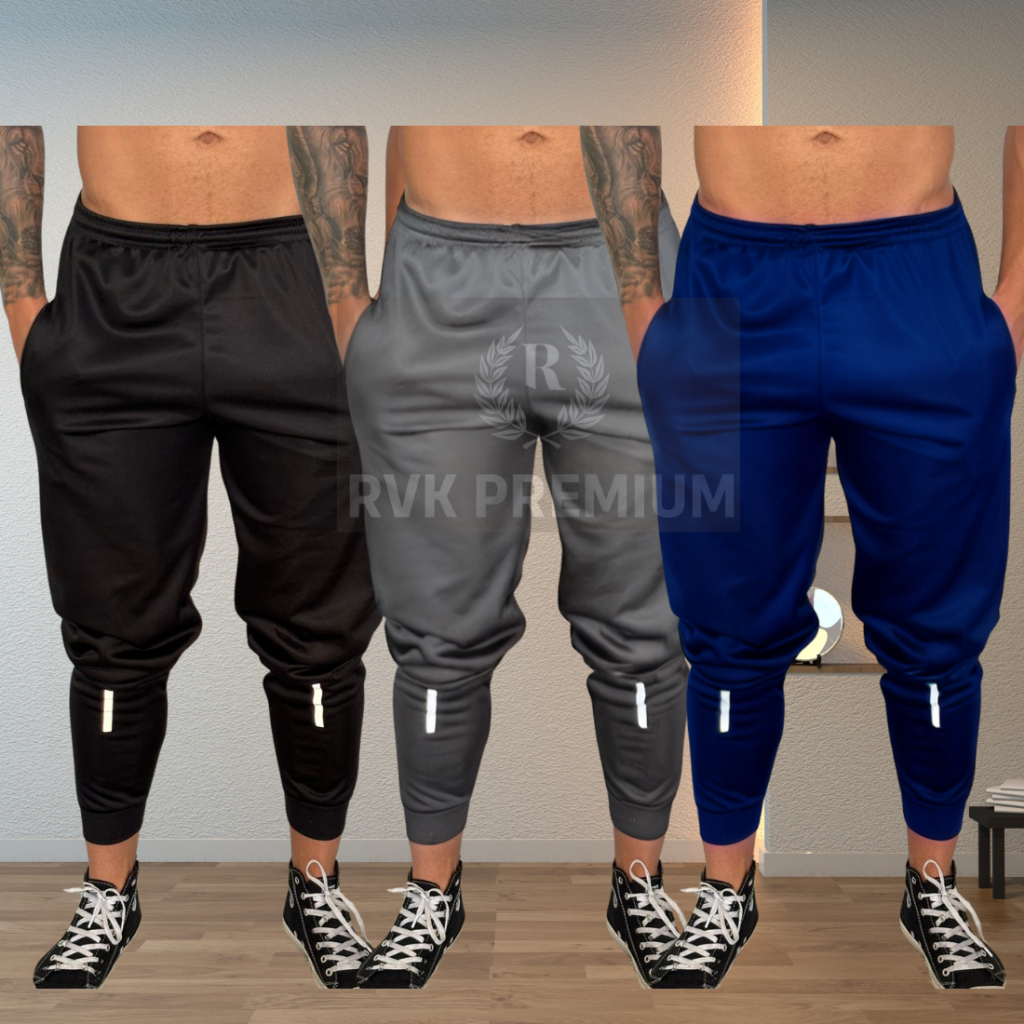 Kit 3 Calças Jogger Coleção 2024 Calça Masculina Para Treino Casual