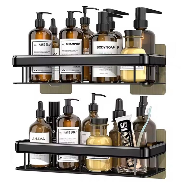 Kit Suporte Porta Shampoo Prateleira Para Banheiro