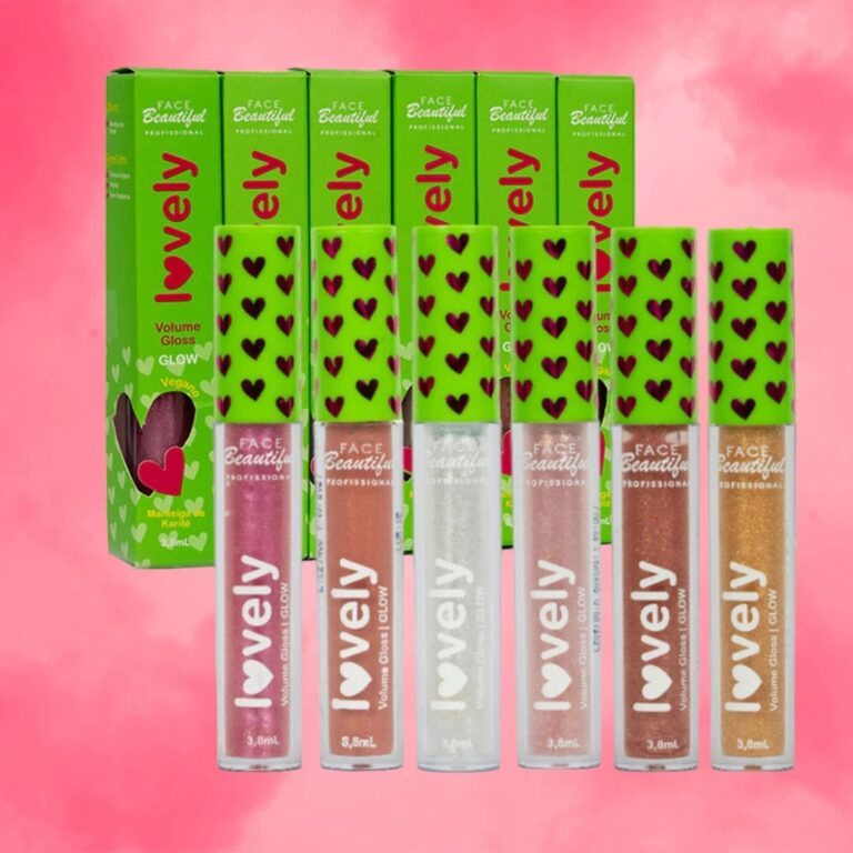 Gloss Labial Volume Glow Aumenta Lábios Glitter &