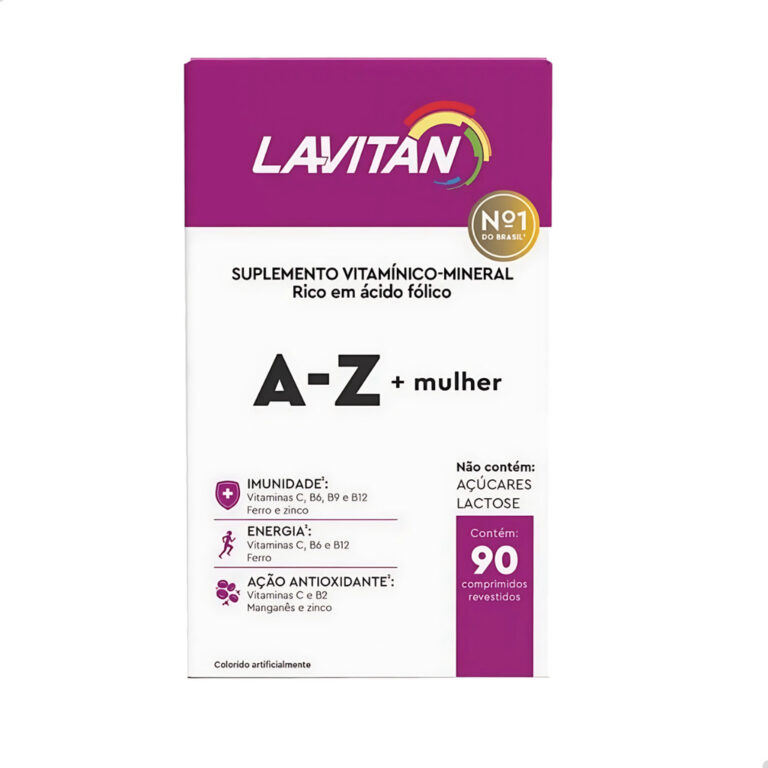 Lavitan Multivitamínico A-Z Mulher – 90 Com
