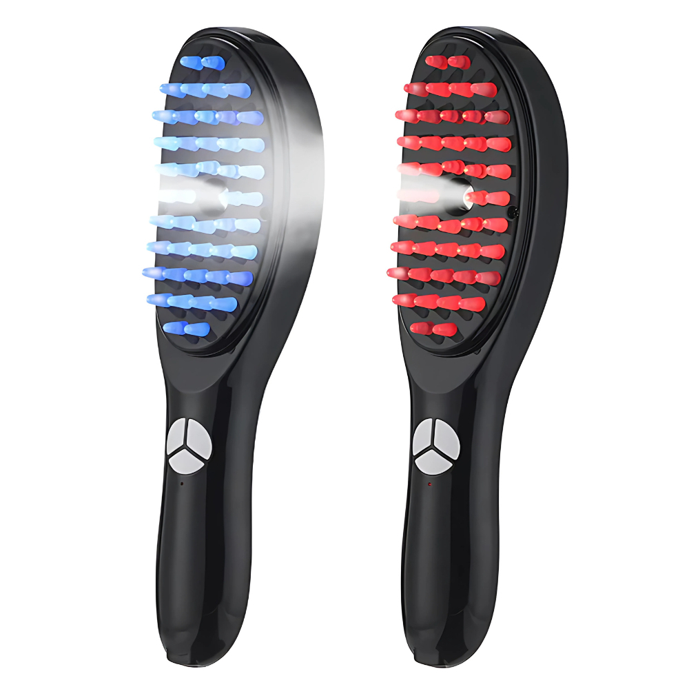 Escova Massageadora com Laser 4 em 1 Tratamento Capilar e Antiqueda NOXMIX