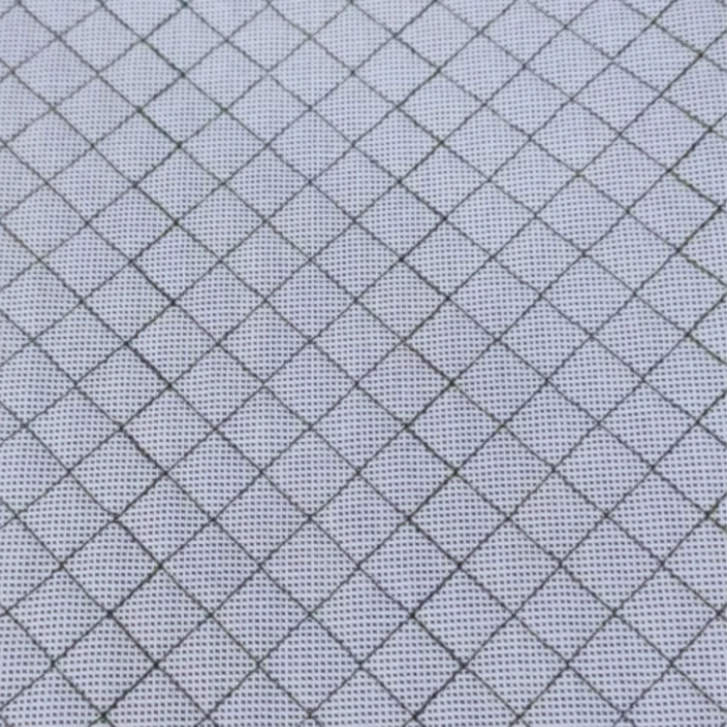 TECIDO MATELASSADO SARJA CINZA ESMERALDA-MINI RETO LINHA VERDE- PREÇO DE 0,50 X 1,50 Aprox.