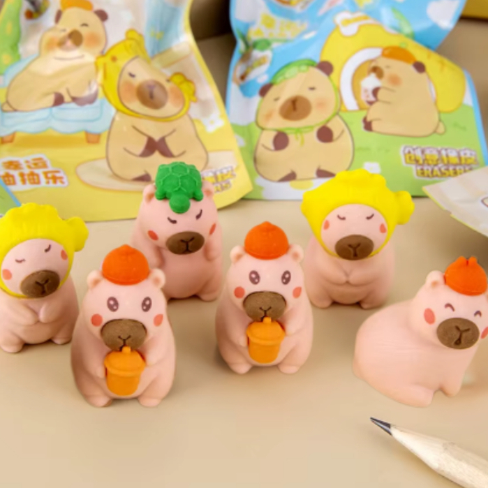 BORRACHA CAPYBARA DIVERTIDA I MATERIAL ESCOLAR / P