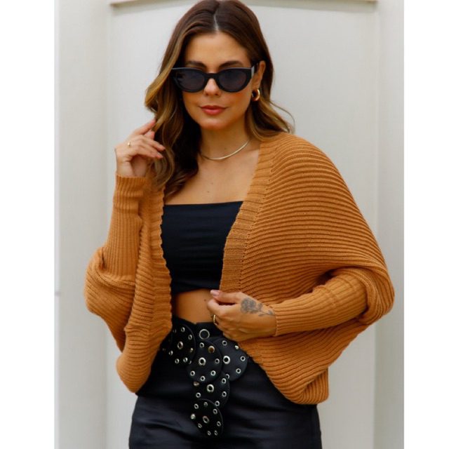 Casulo Capa Poncho Casaco Xale Tricot Sobrepor Gro