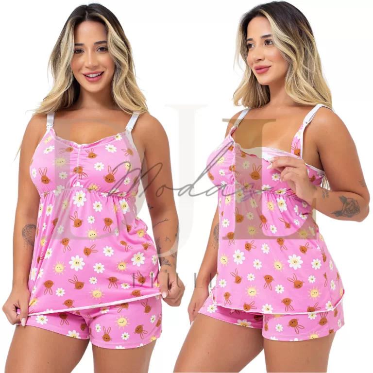 Baby Doll Amamentação Gestante Confortável Clic