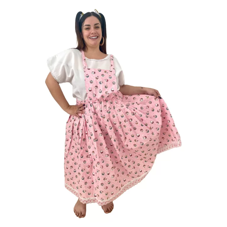 Jardineira Erê Feminina Adulto Umbanda Candomblé
