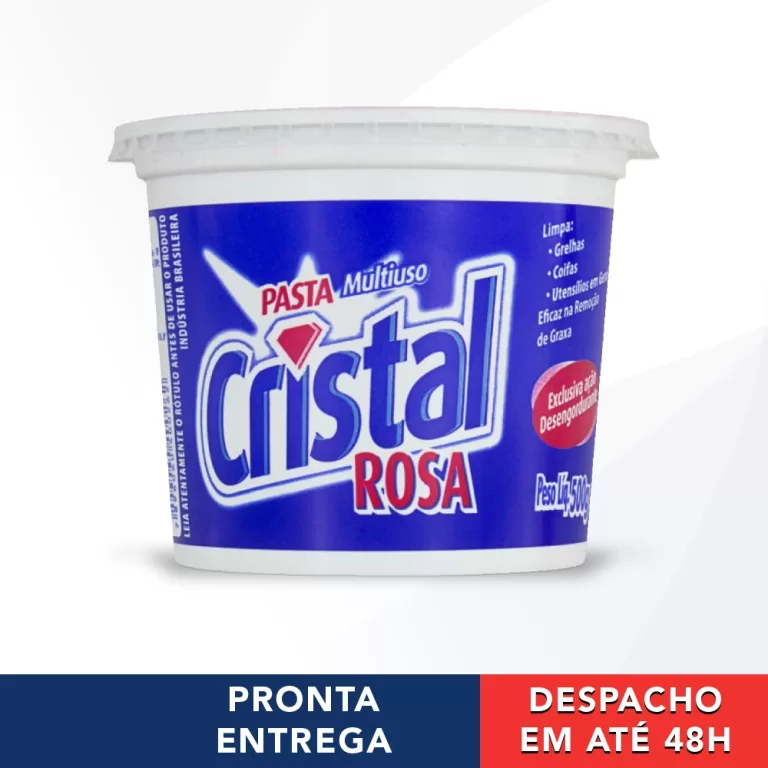 Sabão Em Pasta Cristal Rosa Multiuso Desengordura
