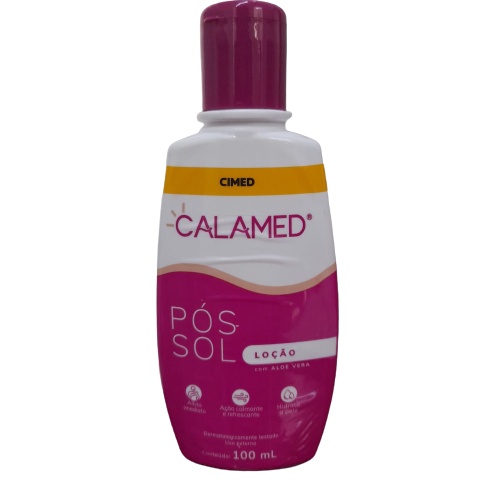 Locao Calmante Pos Sol Calamed Aloe Vera 100mL Cim