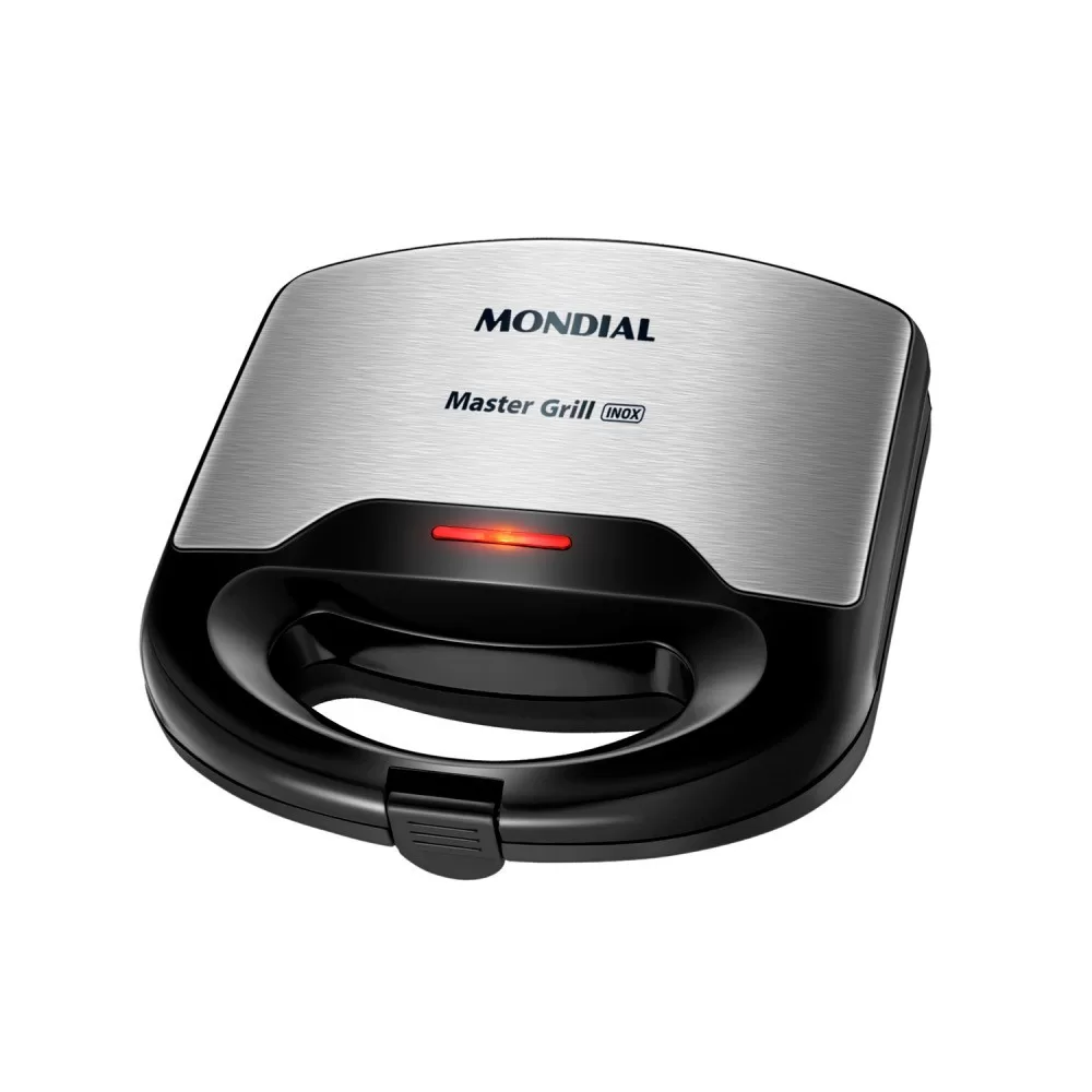 Sanduicheira Grill antiaderente 750 watts inox – S-20 – Mondial