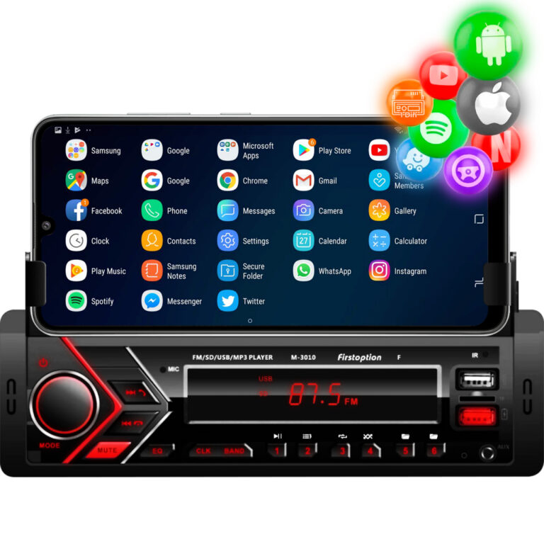 Rádio MP3 Player Som Automotivo 3010F Bluetooth S