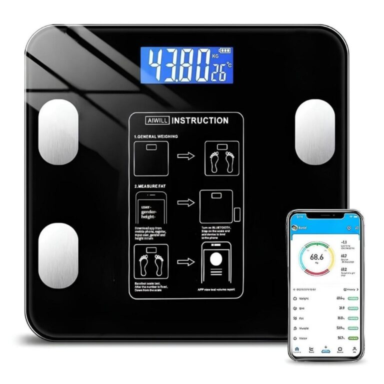 Balança Digital Medidora Corporal Bioimpedância 