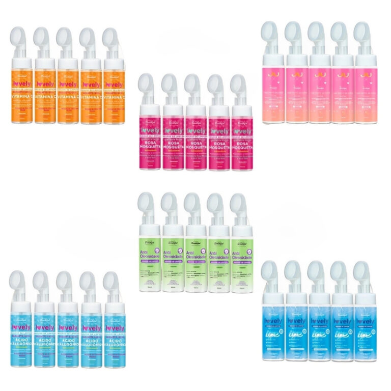 Kit 05 Unidades Mousse de Limpeza 150ml Facial Fac