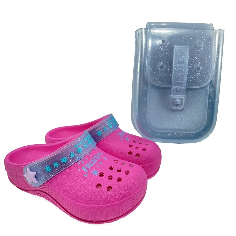 Babuche Disney Frozen Fashion Bag Grendene Kids – Rosa