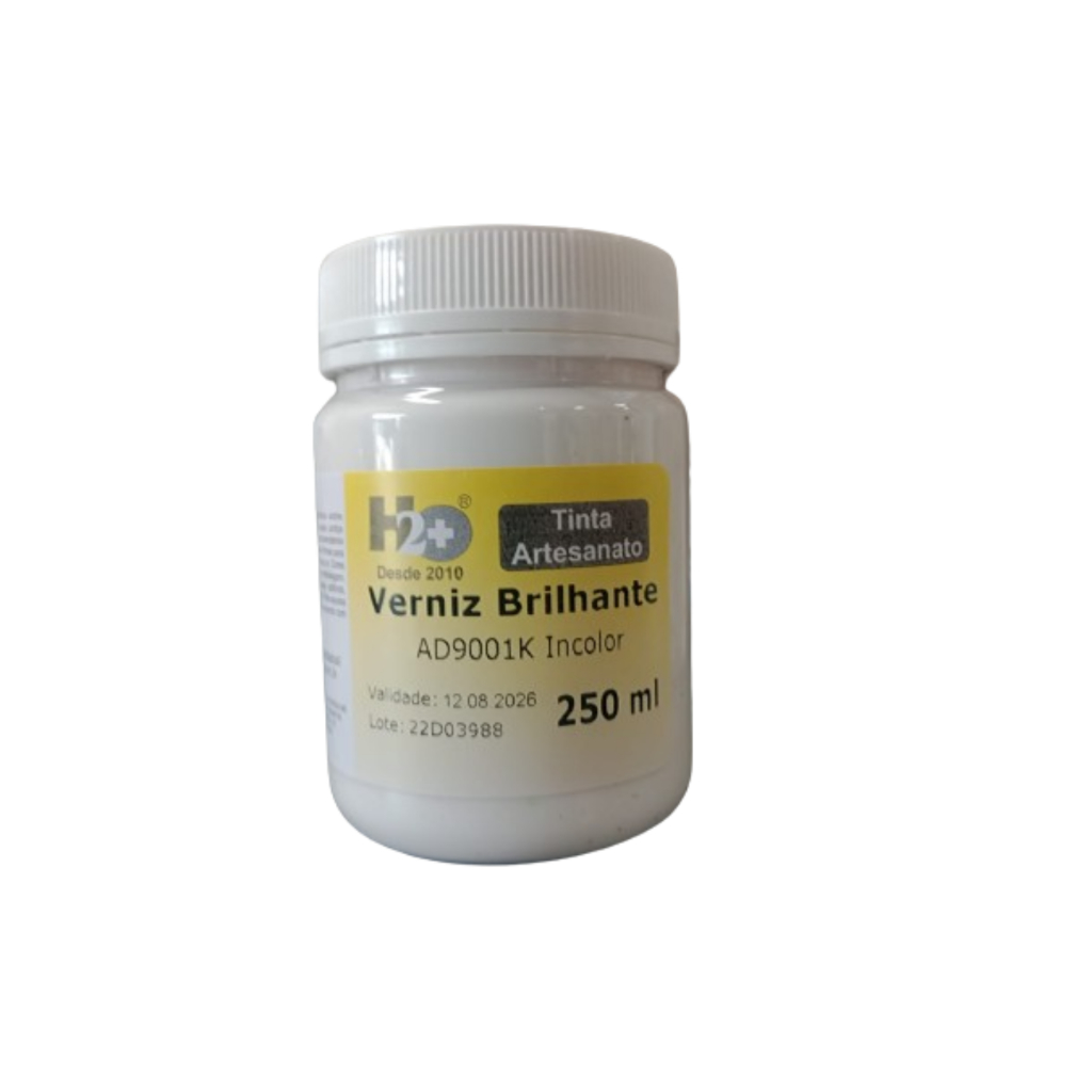 Verniz Brilhante Para Artesanato 250ml – H2omais Tintas
