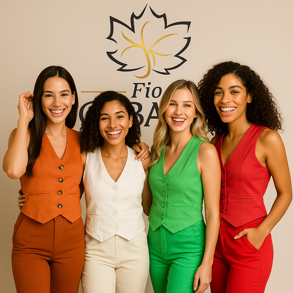 Colete Feminino Fio Cabana Júlia em Linho Premium com Botões  Elegante, Leve e Versátil