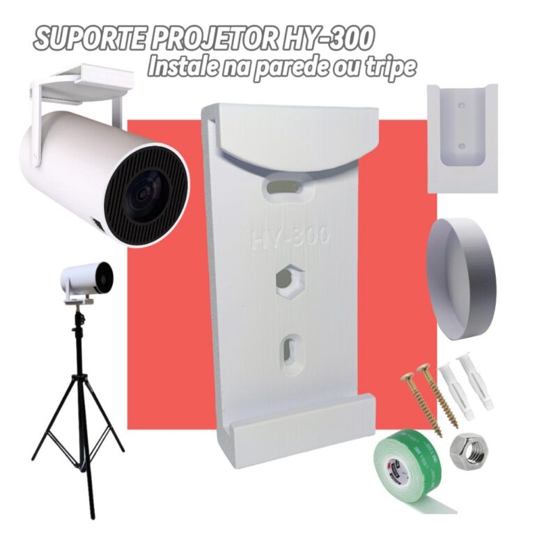 Suporte para Projetor Hy300 para Instalar na Pared