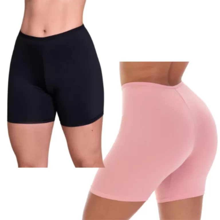kit 2 short anágua segunda pele super confortáve