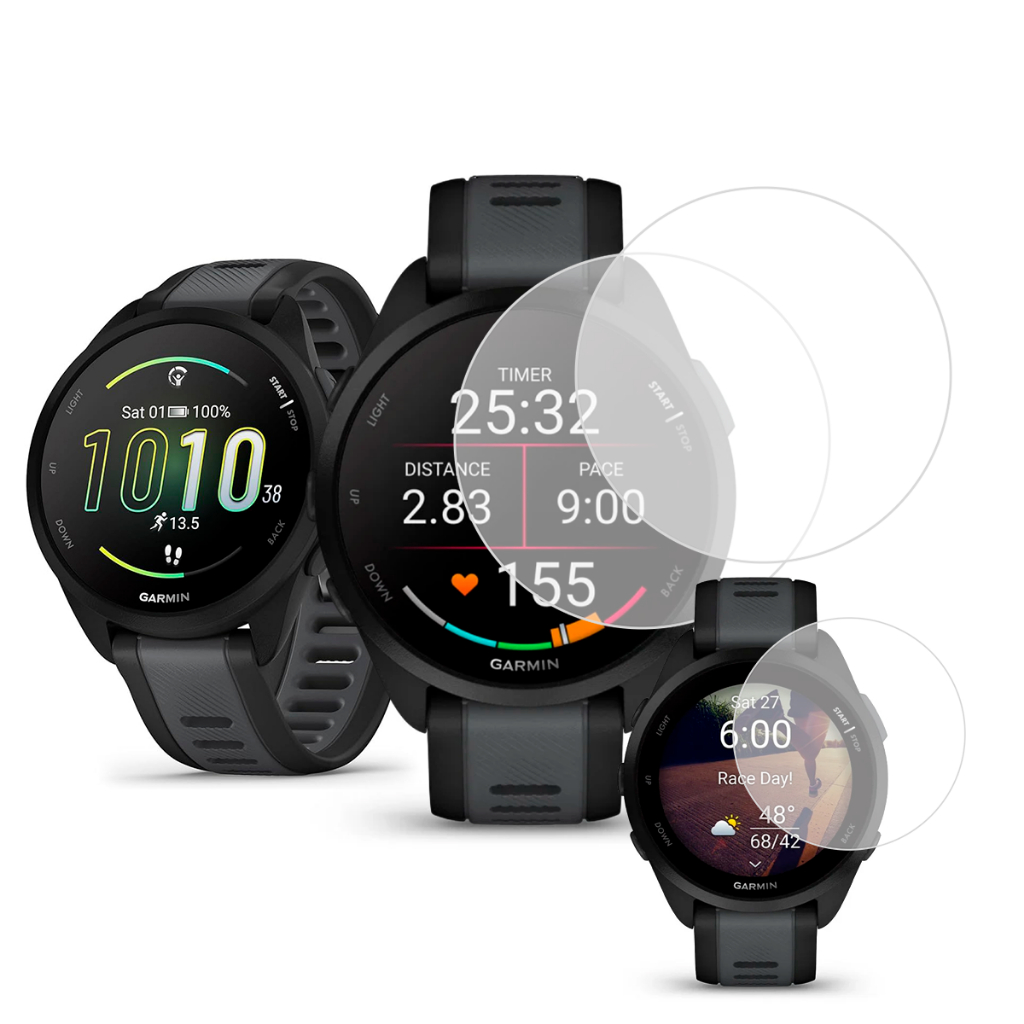 Película para Garmin Forerunner 165 de vidro temperado Proteção de Tela Resistente
