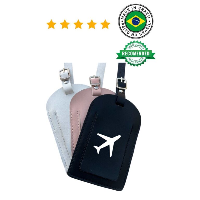 Kit 3 Tag de mala – Identificador de bagagem