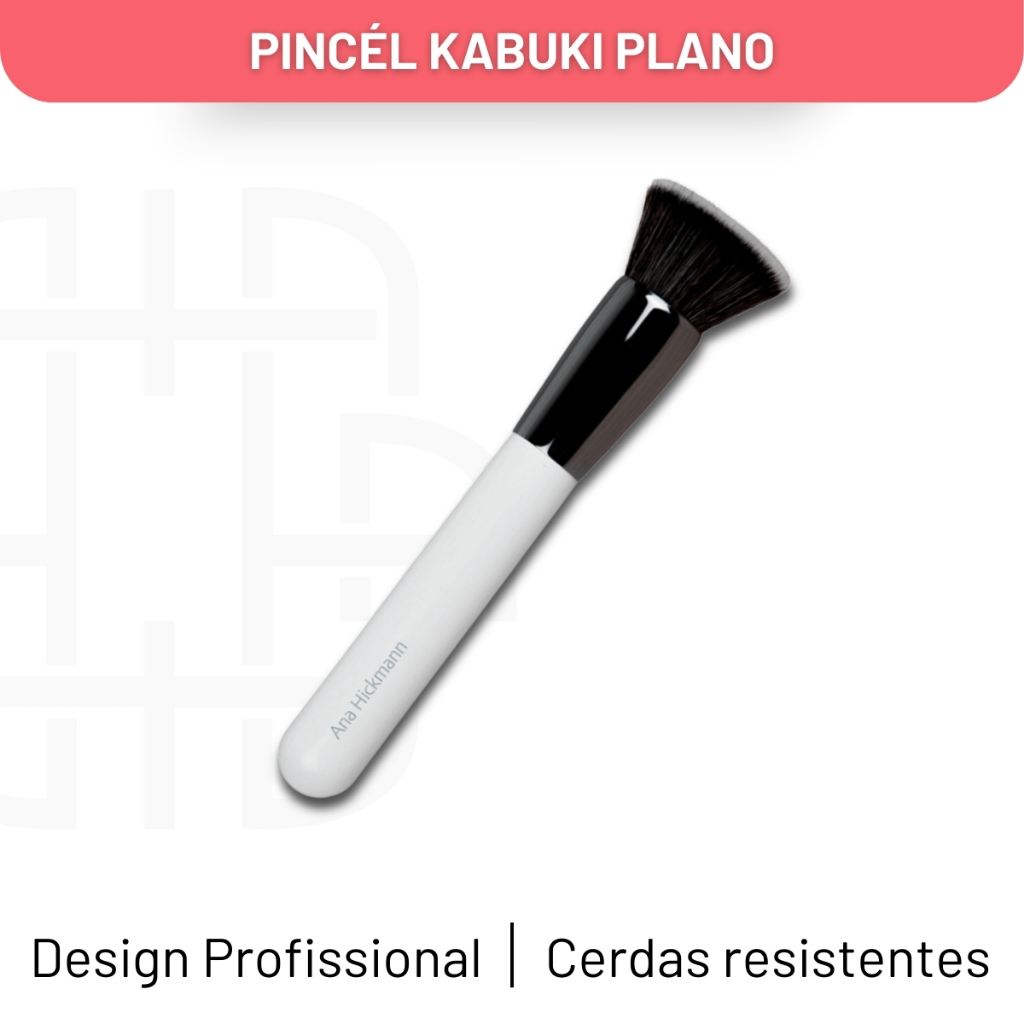 Pincel Para Base Reto Flat Kabuki Ana Hickmann