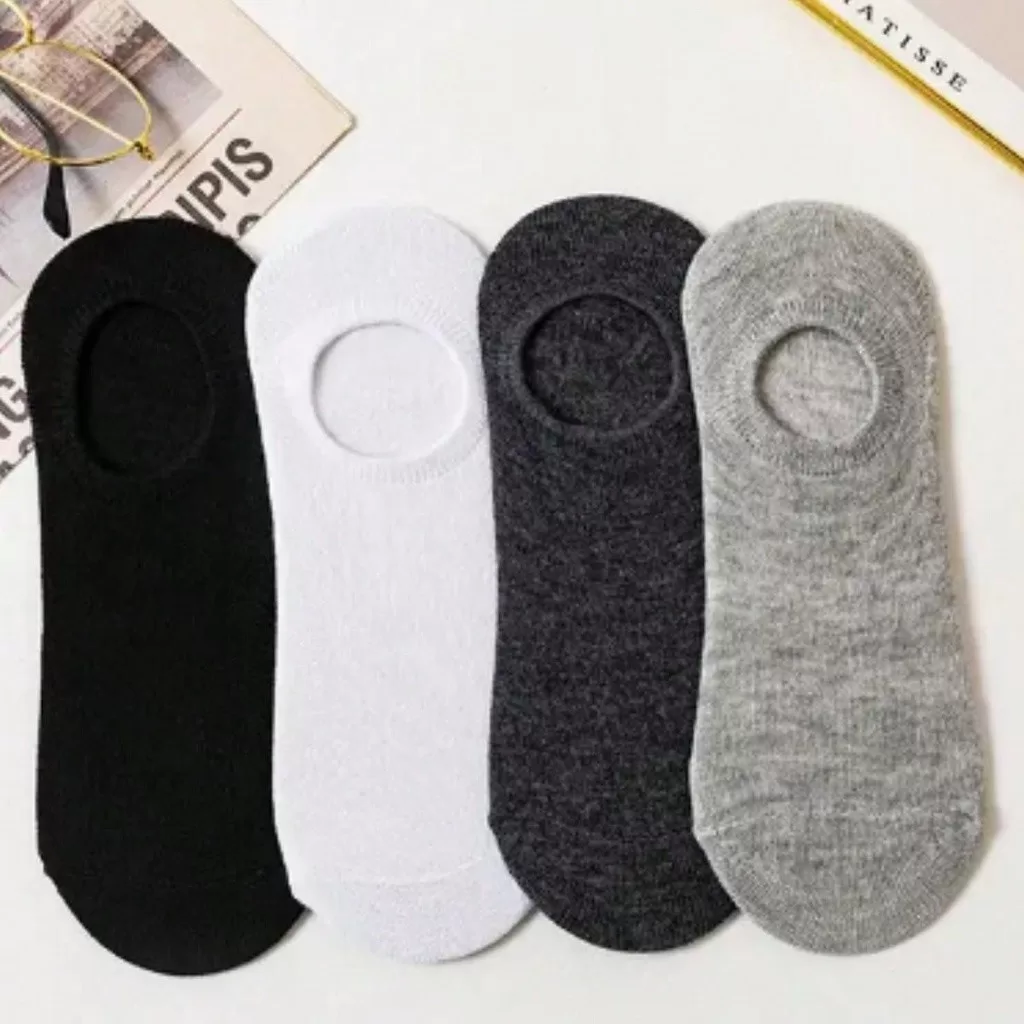 Kit 3 Pares Meia Sapatilha Soquete Invisível – Cores Varias e Sortidas