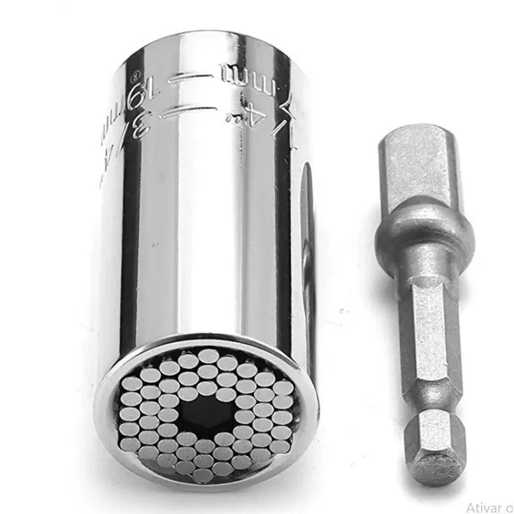 Kit Chave Soquete Universal Inteligente E Adaptado