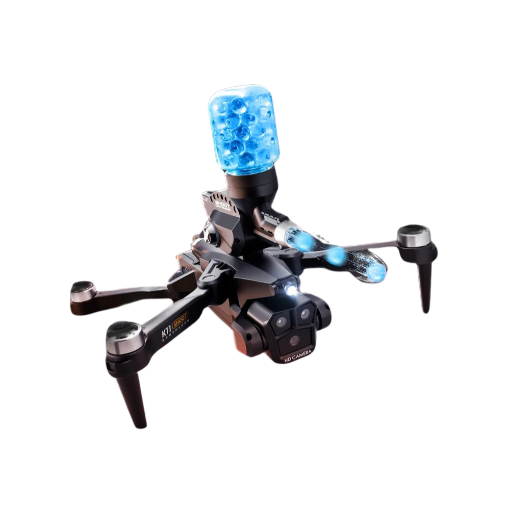 Drone com Câmera HD 8K Wifi 5G K11 Max Brushless Arma Bolas em Gel Alta Estabilidade Automática