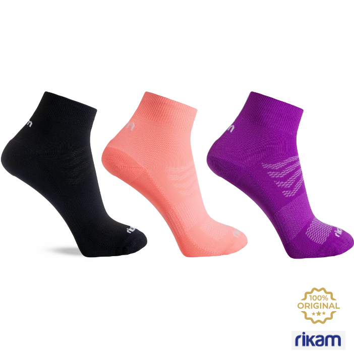 Kit 3 Meias Corrida Feminina Anti-bolhas Camada Du