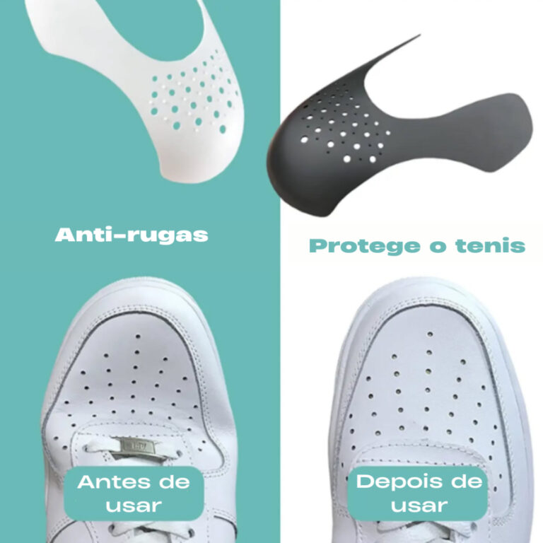 Kit 2 Pares Anti Crease Protetor P/ Tênis Sneaker